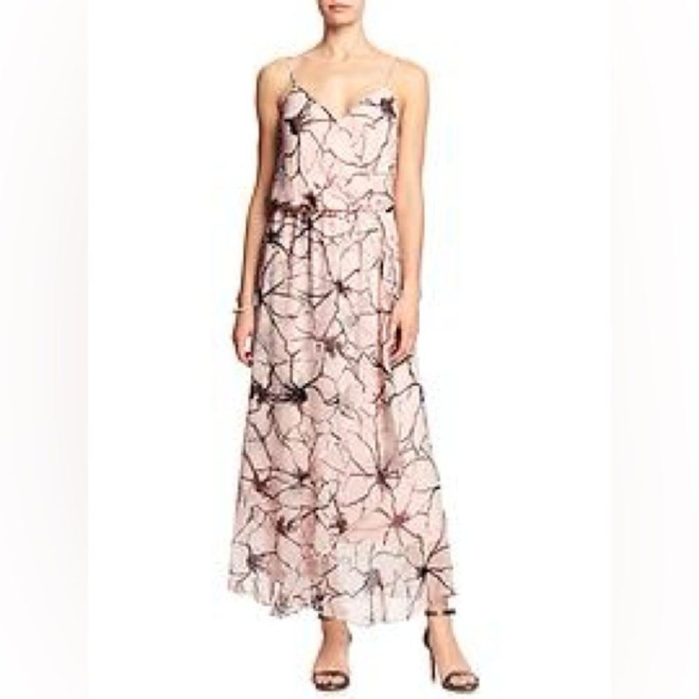 Banana Republic Factory Tiered Ruffle Maxi Dress, size 12